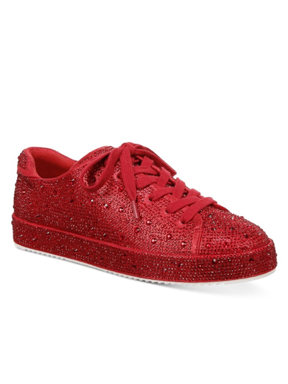 I.N.C. International Concepts Women's Lola Sneakers Red Rhinestone Dorothy